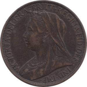 1896 FARTHING ( GVF ) 1 - Farthing - Cambridgeshire Coins