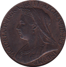 1896 FARTHING ( UNC ) B - Farthing - Cambridgeshire Coins