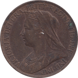 1896 FARTHING ( VF ) - Farthing - Cambridgeshire Coins