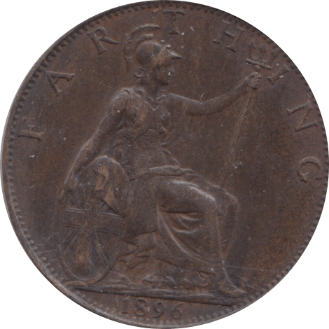 1896 FARTHING ( VF ) - Farthing - Cambridgeshire Coins