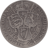 1896 FLORIN ( FINE ) 4 - Florin - Cambridgeshire Coins