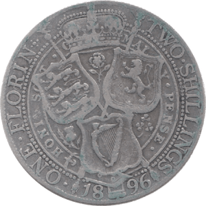1896 FLORIN ( FINE ) 6 - Florin - Cambridgeshire Coins