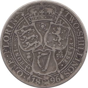 1896 FLORIN ( FINE ) - Florin - Cambridgeshire Coins