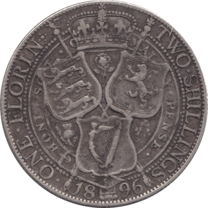 1896 FLORIN ( GF ) 2 - Florin - Cambridgeshire Coins