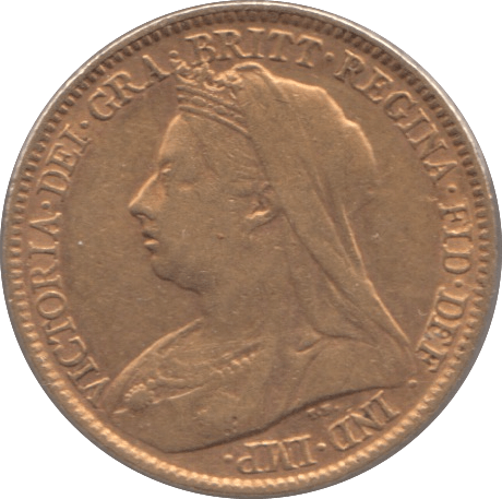 1896 GOLD HALF SOVEREIGN ( GVF ) - Half Sovereign - Cambridgeshire Coins