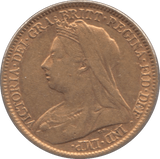 1896 GOLD HALF SOVEREIGN ( GVF ) - Half Sovereign - Cambridgeshire Coins