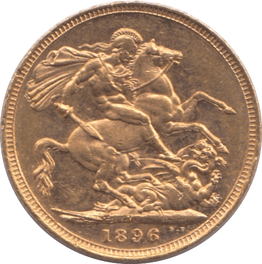 1896 GOLD SOVEREIGN ( AUNC ) MELBOURNE MINT - Sovereign - Cambridgeshire Coins