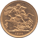 1896 GOLD SOVEREIGN ( AUNC ) MELBOURNE MINT - Sovereign - Cambridgeshire Coins