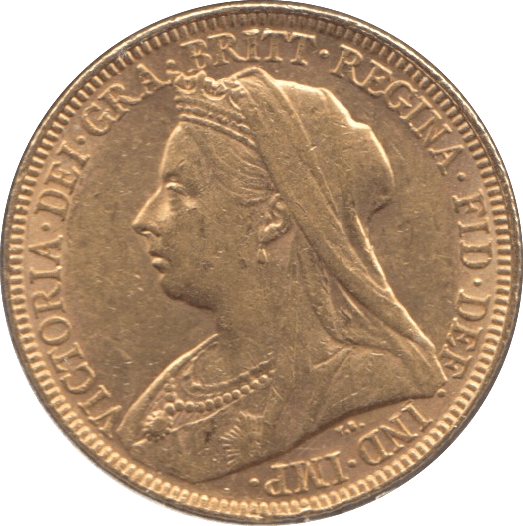 1896 GOLD SOVEREIGN ( AUNC ) - Sovereign - Cambridgeshire Coins