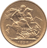 1896 GOLD SOVEREIGN ( EF ) - Sovereign - Cambridgeshire Coins