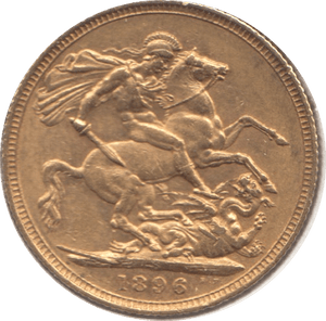 1896 GOLD SOVEREIGN ( EF ) SYDNEY MINT - Sovereign - Cambridgeshire Coins