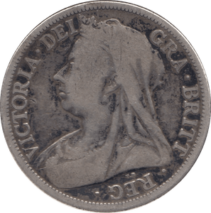 1896 HALFCROWN ( FINE ) 11 - Halfcrown - Cambridgeshire Coins