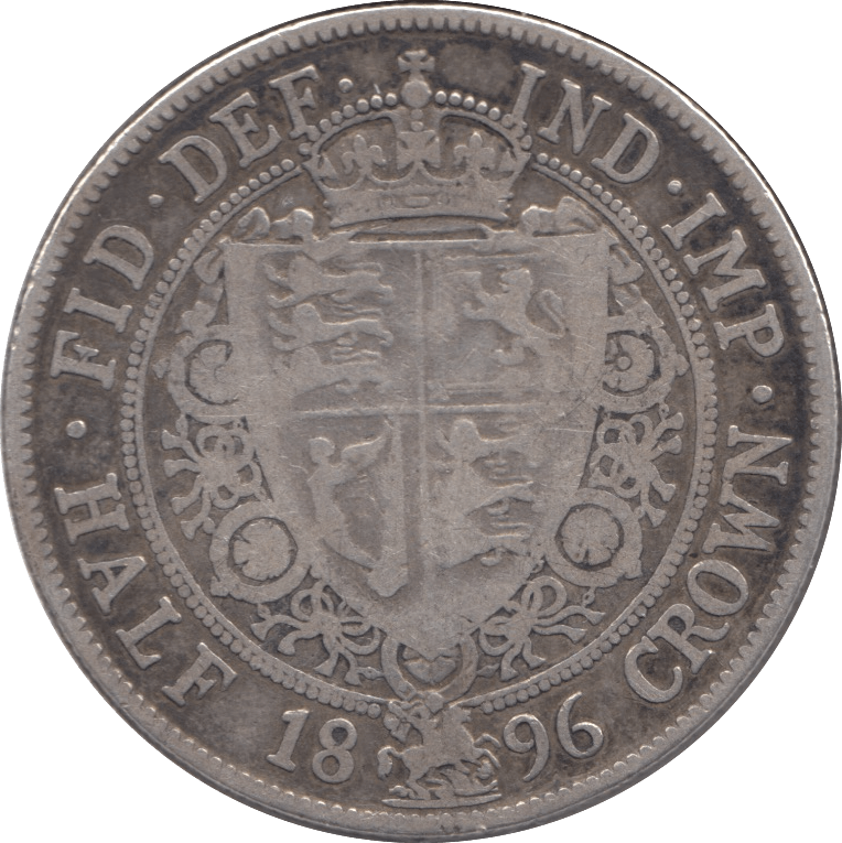 1896 HALFCROWN ( FINE ) 11 - Halfcrown - Cambridgeshire Coins