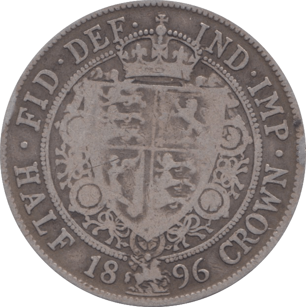 1896 HALFCROWN ( FINE ) 2 - HALFCROWN - Cambridgeshire Coins