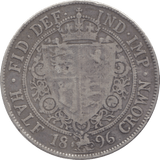 1896 HALFCROWN ( FINE ) 2 - Halfcrown - Cambridgeshire Coins