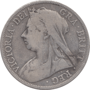 1896 HALFCROWN ( FINE ) 3 - Halfcrown - Cambridgeshire Coins