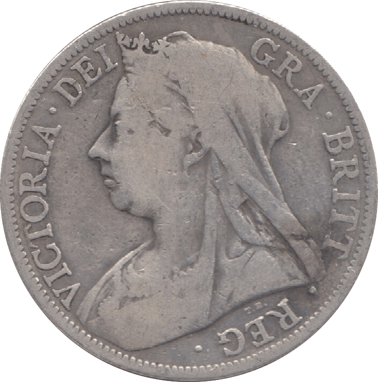 1896 HALFCROWN ( FINE ) 3 - Halfcrown - Cambridgeshire Coins