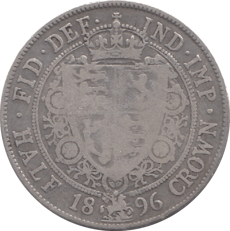 1896 HALFCROWN ( FINE ) 3 - Halfcrown - Cambridgeshire Coins