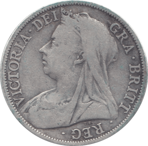 1896 HALFCROWN ( FINE ) 6 - Halfcrown - Cambridgeshire Coins