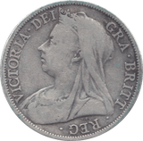 1896 HALFCROWN ( FINE ) 6 - Halfcrown - Cambridgeshire Coins