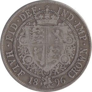 1896 HALFCROWN ( FINE ) 7 - Halfcrown - Cambridgeshire Coins