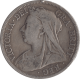 1896 HALFCROWN ( FINE ) 7 - Halfcrown - Cambridgeshire Coins