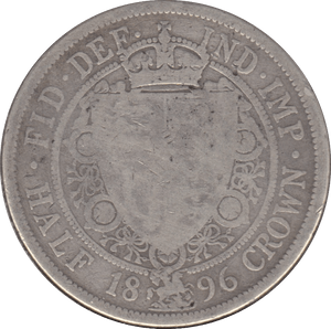 1896 HALFCROWN ( FINE ) 7 - Halfcrown - Cambridgeshire Coins