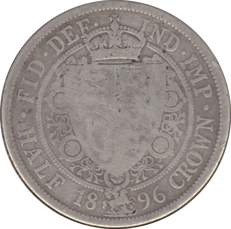 1896 HALFCROWN ( FINE ) 7 - Halfcrown - Cambridgeshire Coins