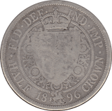 1896 HALFCROWN ( FINE ) 7 - Halfcrown - Cambridgeshire Coins