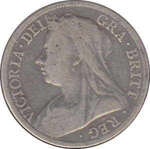 1896 HALFCROWN ( FINE ) 7 - Halfcrown - Cambridgeshire Coins