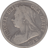 1896 HALFCROWN ( FINE ) 7 - Halfcrown - Cambridgeshire Coins