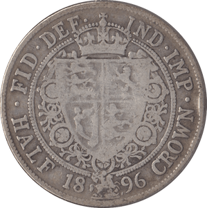 1896 HALFCROWN ( FINE ) - HALFCROWN - Cambridgeshire Coins