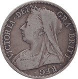 1896 HALFCROWN ( FINE ) - halfcrown - Cambridgeshire Coins