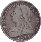 1896 HALFCROWN ( FINE ) - halfcrown - Cambridgeshire Coins