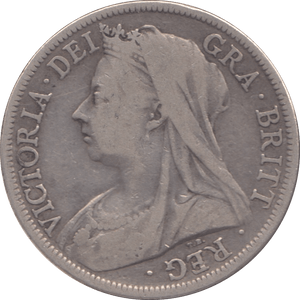 1896 HALFCROWN ( FINE ) - Halfcrown - Cambridgeshire Coins