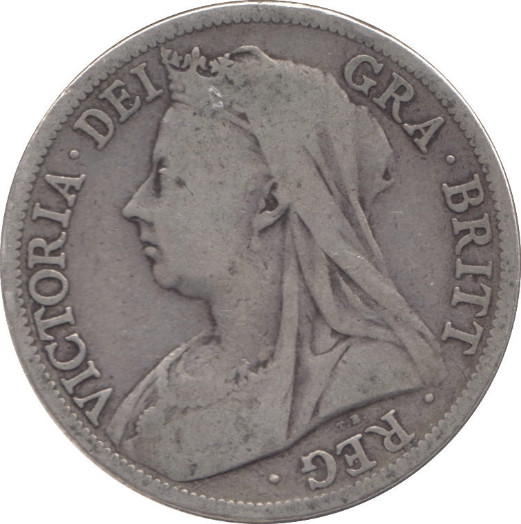 1896 HALFCROWN ( FINE ) - Halfcrown - Cambridgeshire Coins