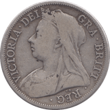 1896 HALFCROWN ( FINE ) - Halfcrown - Cambridgeshire Coins