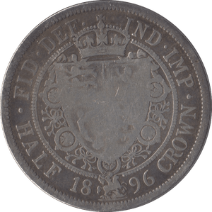 1896 HALFCROWN ( NF ) - HALFCROWN - Cambridgeshire Coins