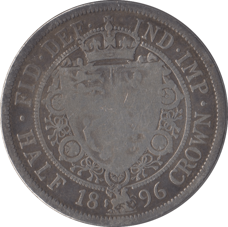 1896 HALFCROWN ( NF ) - HALFCROWN - Cambridgeshire Coins