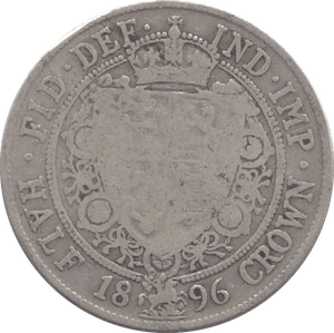 1896 HALFCROWN ( NF ) - Halfcrown - Cambridgeshire Coins
