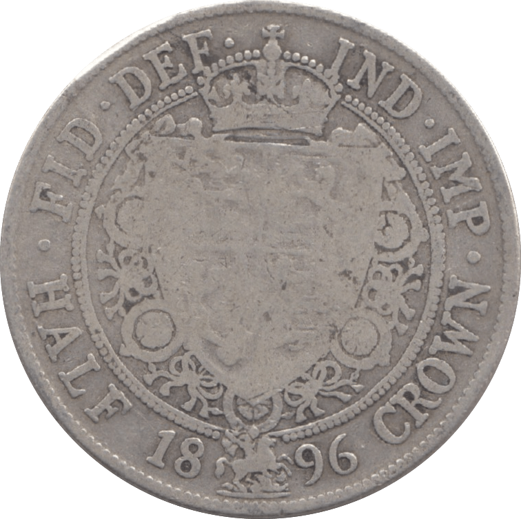 1896 HALFCROWN ( NF ) - Halfcrown - Cambridgeshire Coins