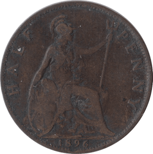 1896 HALFPENNY ( FINE ) - Halfpenny - Cambridgeshire Coins