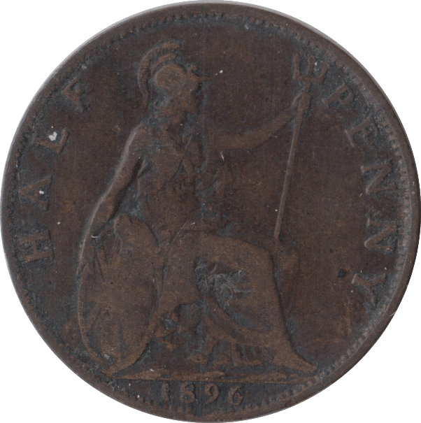 1896 HALFPENNY ( FINE ) - Halfpenny - Cambridgeshire Coins