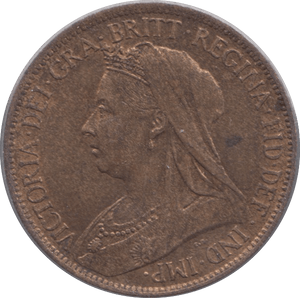 1896 HALFPENNY ( UNC ) 2 - Halfpenny - Cambridgeshire Coins