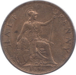 1896 HALFPENNY ( UNC ) 2 - Halfpenny - Cambridgeshire Coins
