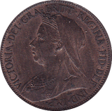 1896 HALFPENNY ( UNC ) - Halfpenny - Cambridgeshire Coins