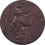 1896 HALFPENNY ( UNC ) - Halfpenny - Cambridgeshire Coins