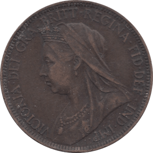 1896 HALFPENNY ( VF ) - Halfpenny - Cambridgeshire Coins