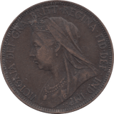 1896 HALFPENNY ( VF ) - Halfpenny - Cambridgeshire Coins