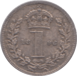 1896 MAUNDY ONE PENNY ( EF ) - Maundy Coins - Cambridgeshire Coins
